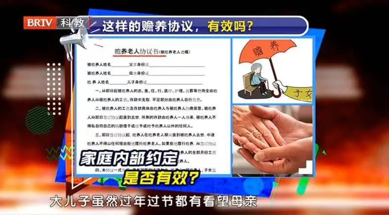 家庭內部約定贍養協議是否有效?協議內容是否受法律所保護呢？
